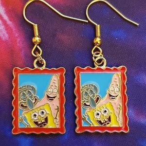Handmade SpongeBob SquarePants Patrick Star Squidward Tentacles Earrings